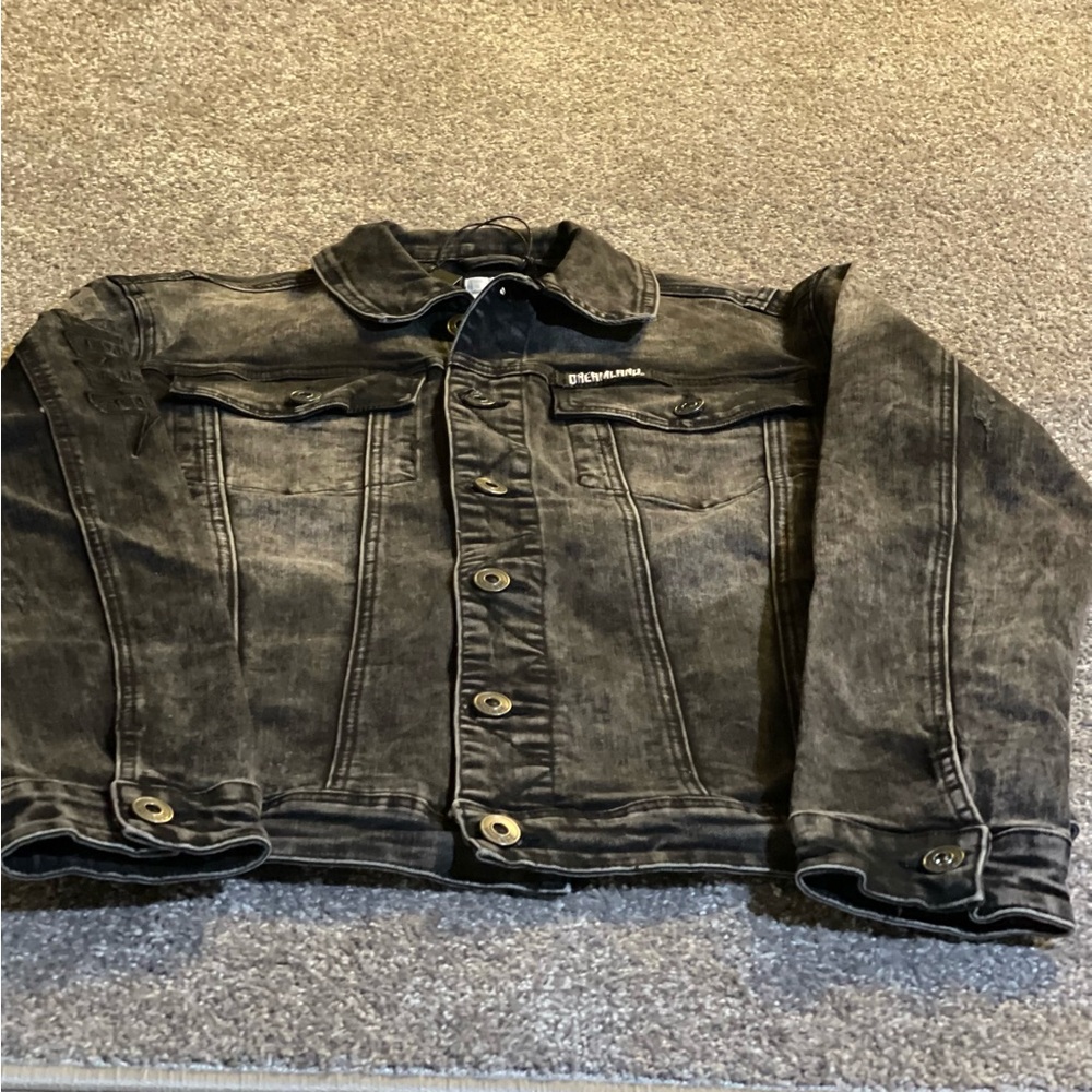 Dreamland Black Jean Jacket‎ Size Small